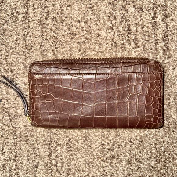 Kate Spade Rialto Place Neda Clutch Wallet Brown - Picture 4 of 8